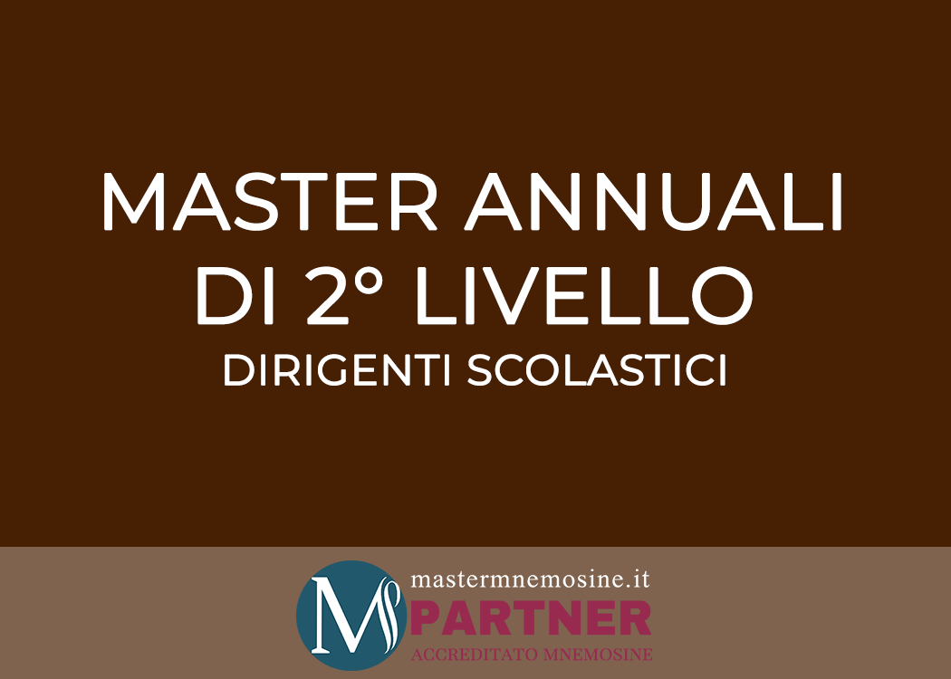 SCONTI E COUPON MNEMOSINE PER MASTER ANNUALI<br>DI 2° LIVELLO